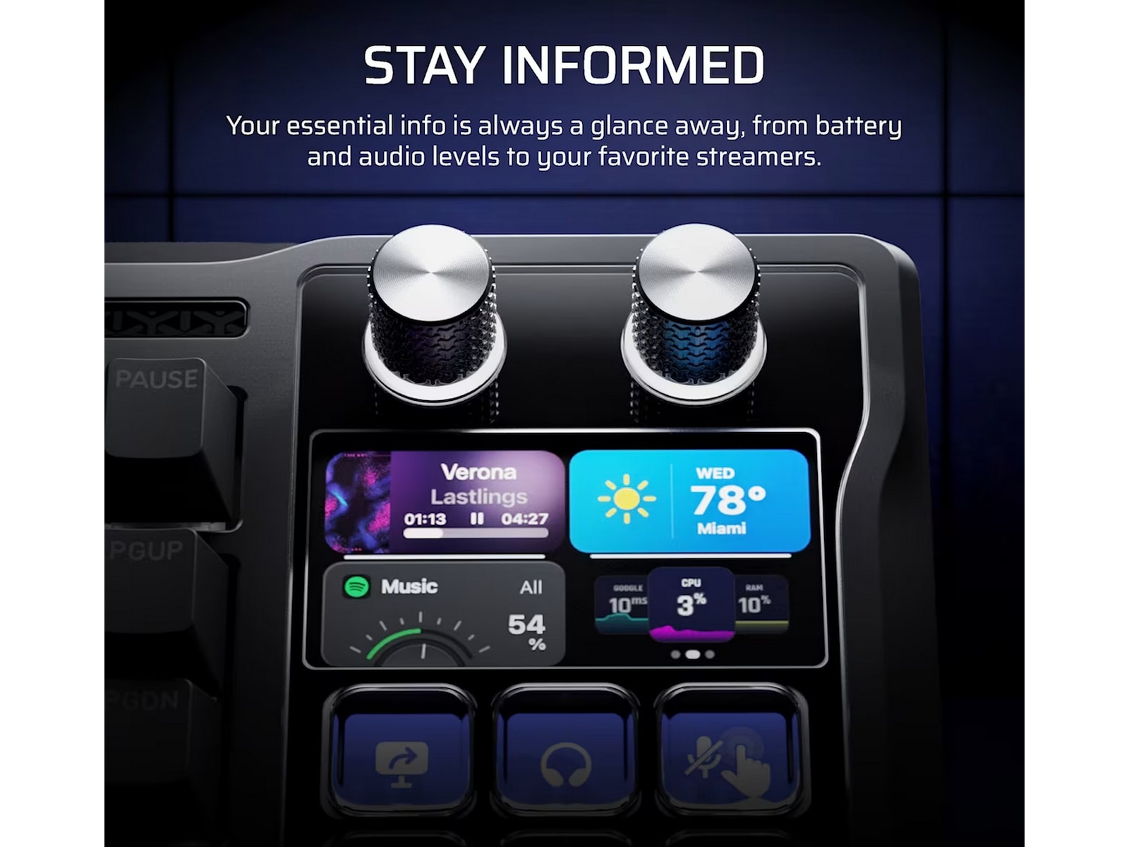 Corsair GALLEON 100 SD mekanisk gamingtastatur RGB Gamingtastatur