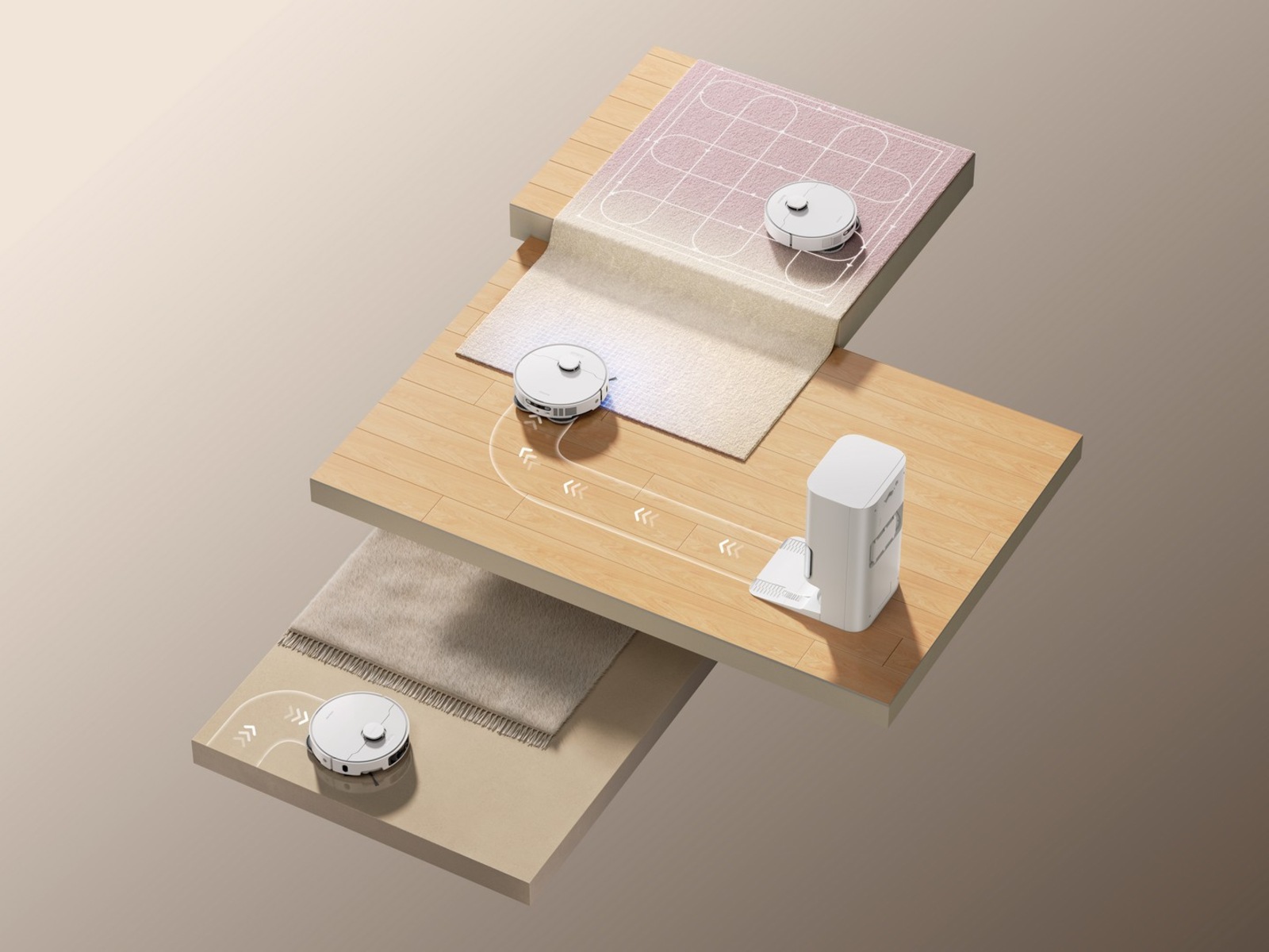 Dreame L10s Ultra Gen 3 robotstøvsuger (hvit) Robotstøvsugere