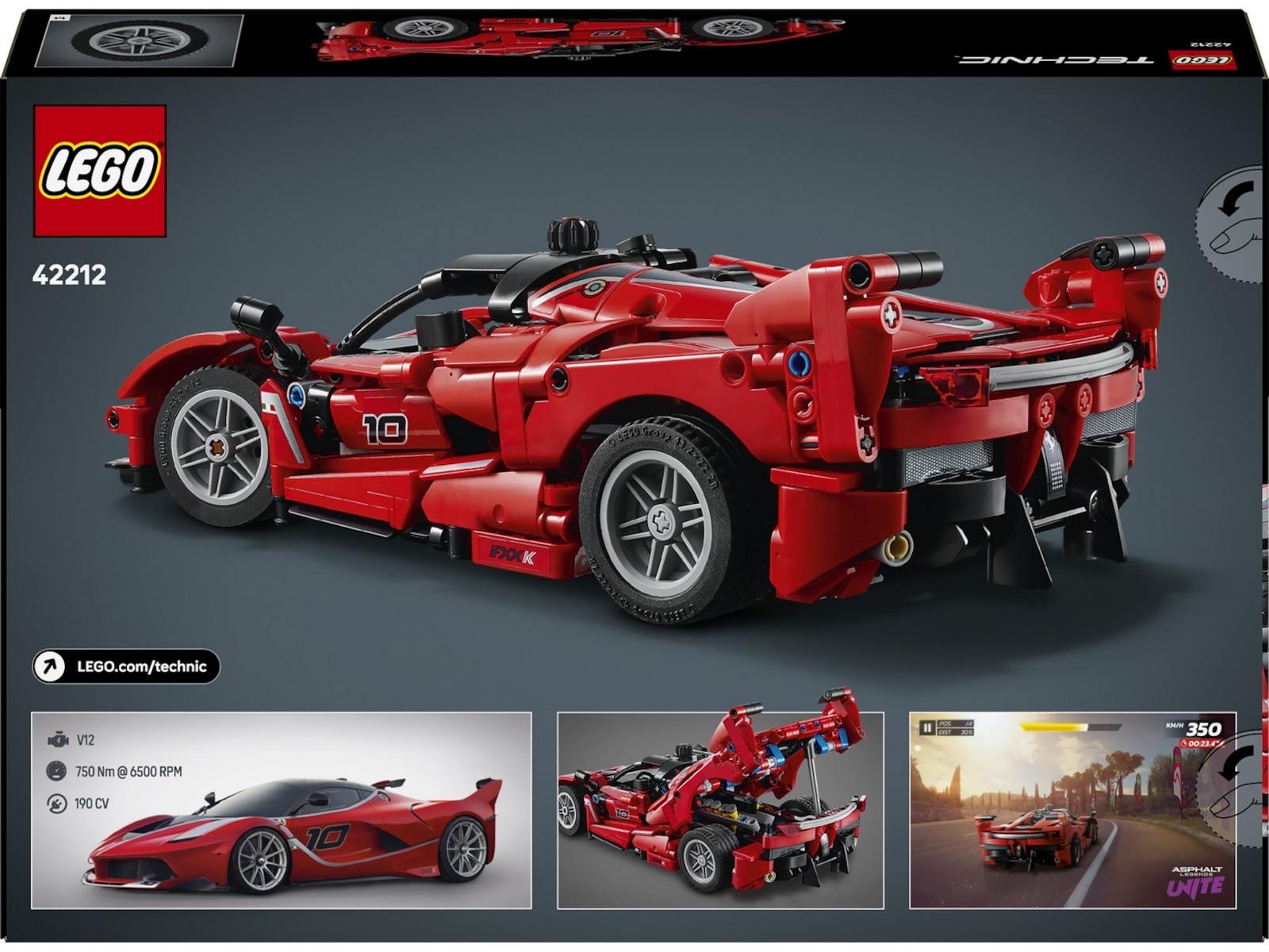 LEGO Technic Ferrari FXX K 42212 LEGO