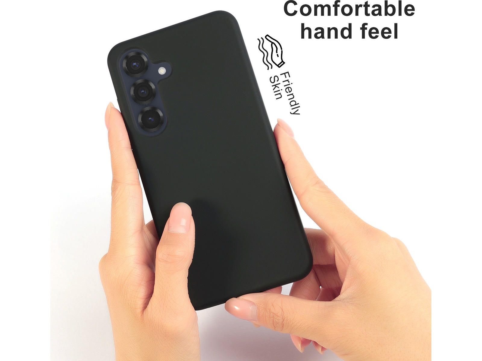 iiglo Galaxy S25 Magnetic deksel (sort) Mobildeksel