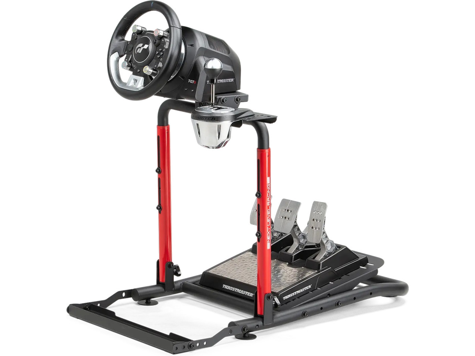 Next Level Racing Wheel Stand Lite 2.0–simstativ kompakt, oppgraderbar Ratt og pedaler