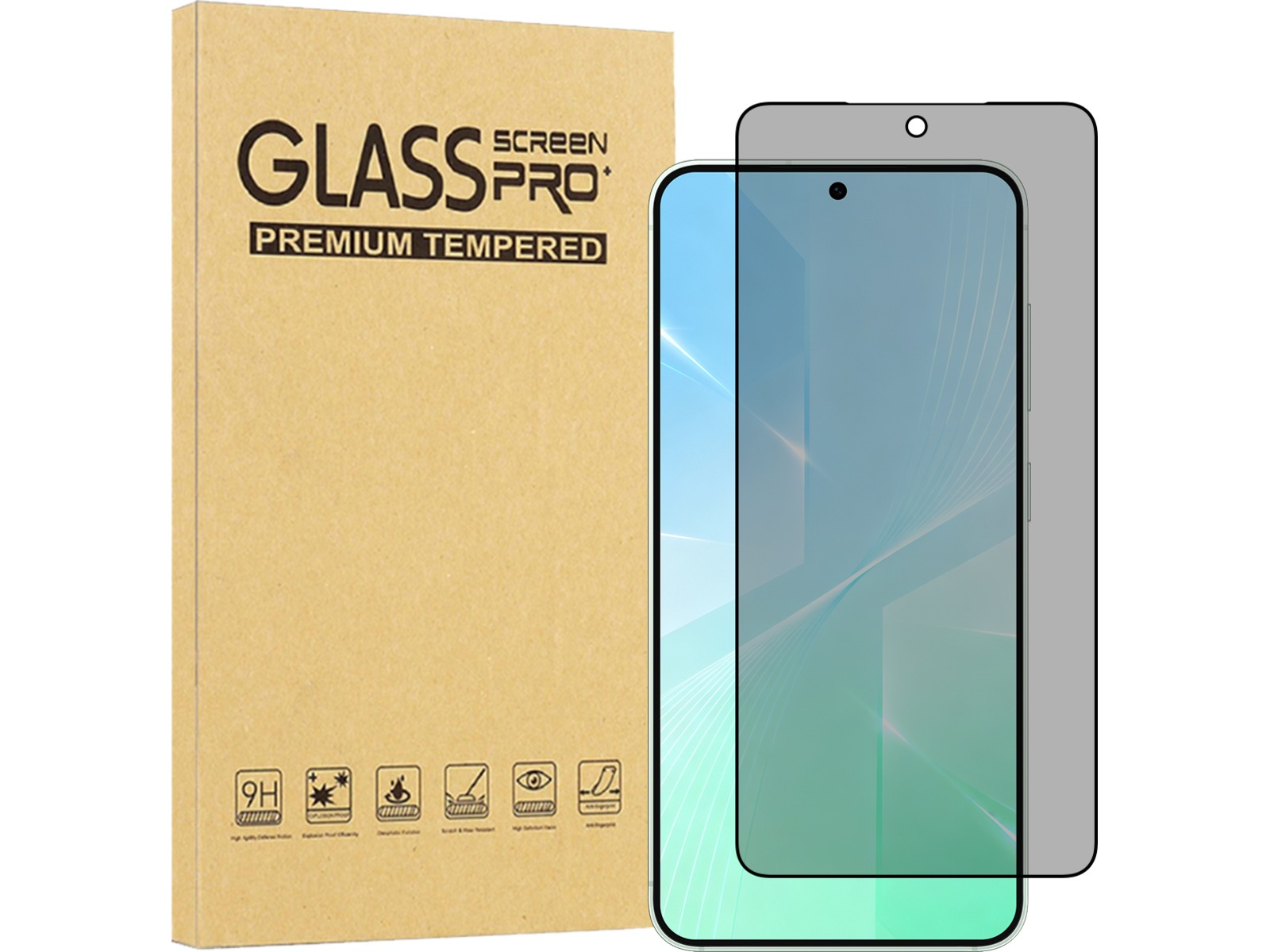 iiglo Galaxy S26 Privacy Glass skjermbeskytter Skjermbeskytter