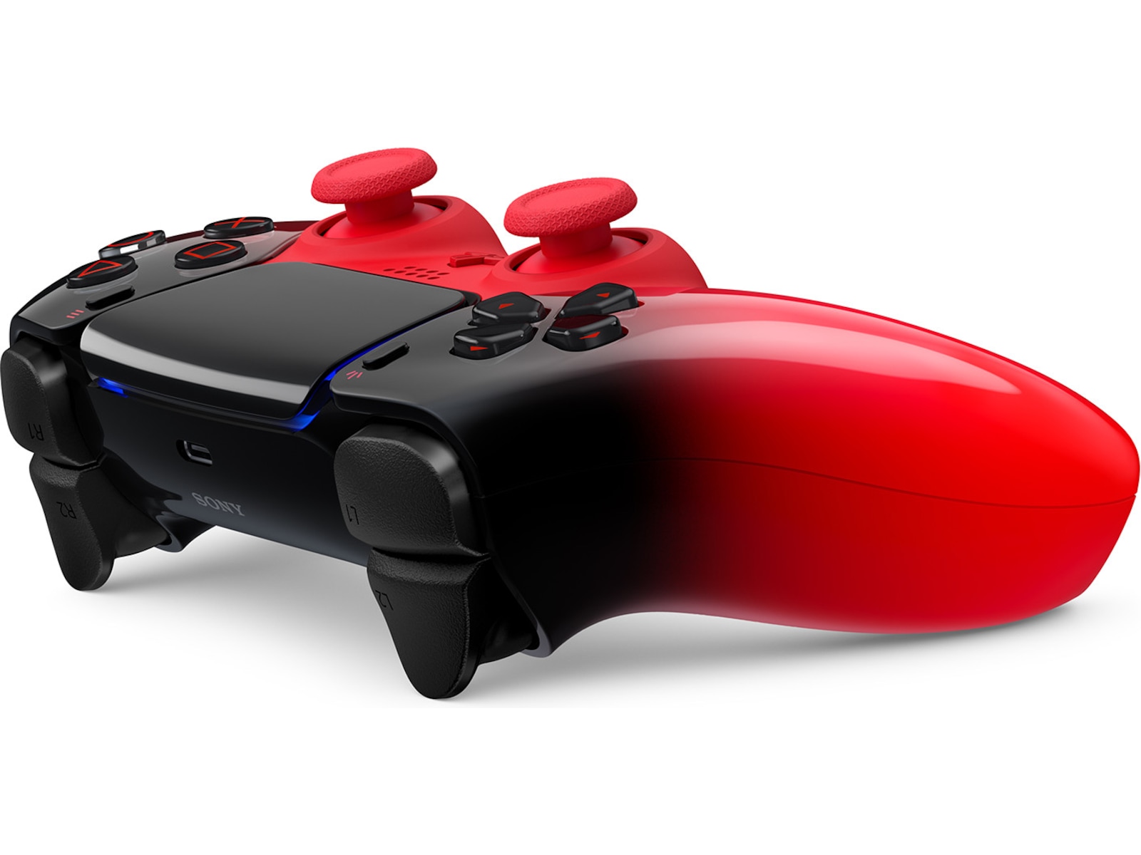 PlayStation 5 DualSense Kontroller (Techno Red) Tilbehør til spillkonsoller
