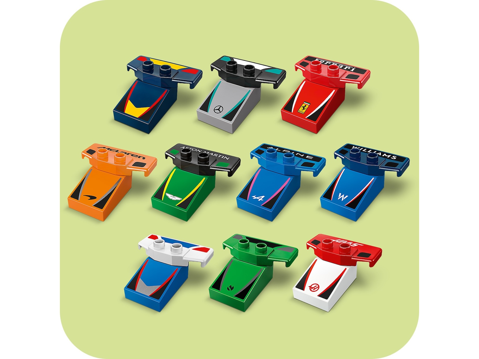 LEGO DUPLO Town F1 Team med racerbiler og sjåfører 10445 LEGO