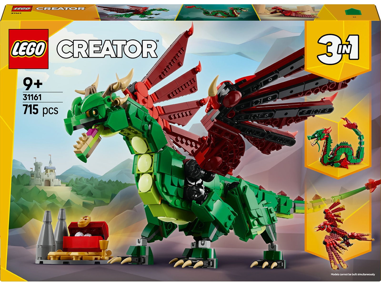 LEGO Creator middelaldersk drage 31161 LEGO