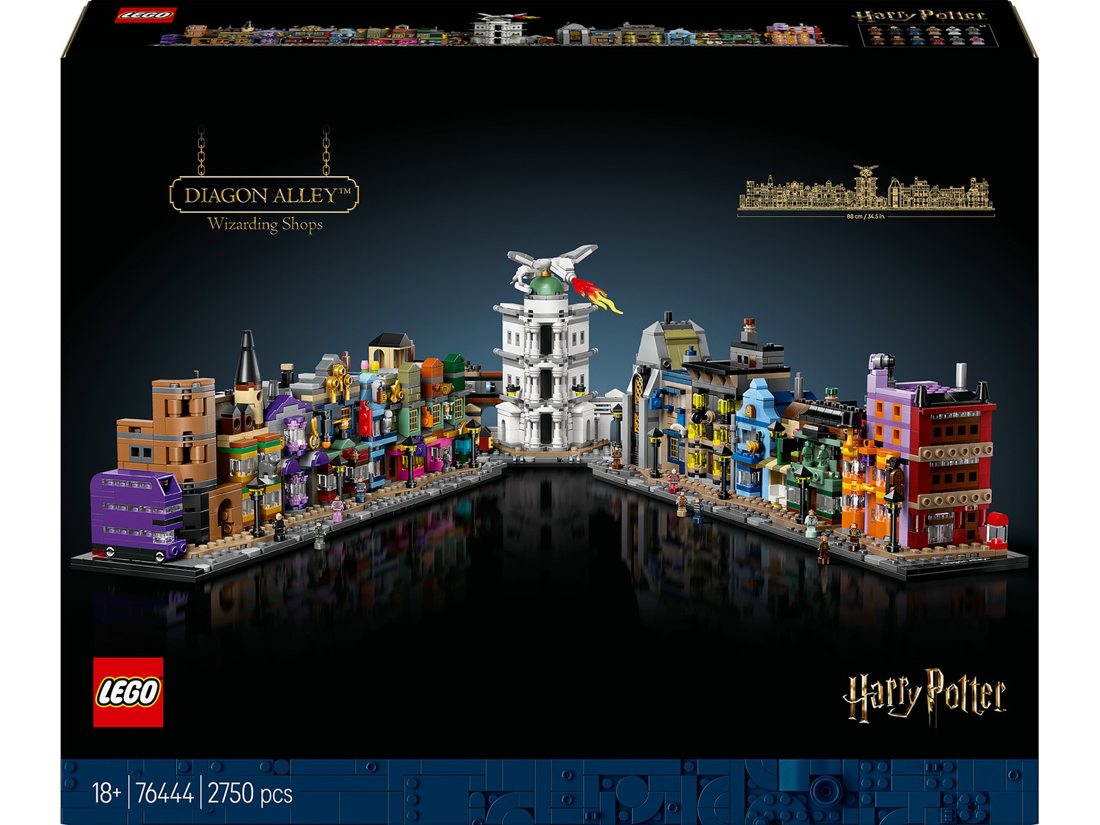 LEGO Harry Potter Diagonallmenningens trollmannsbutikker 76444 LEGO