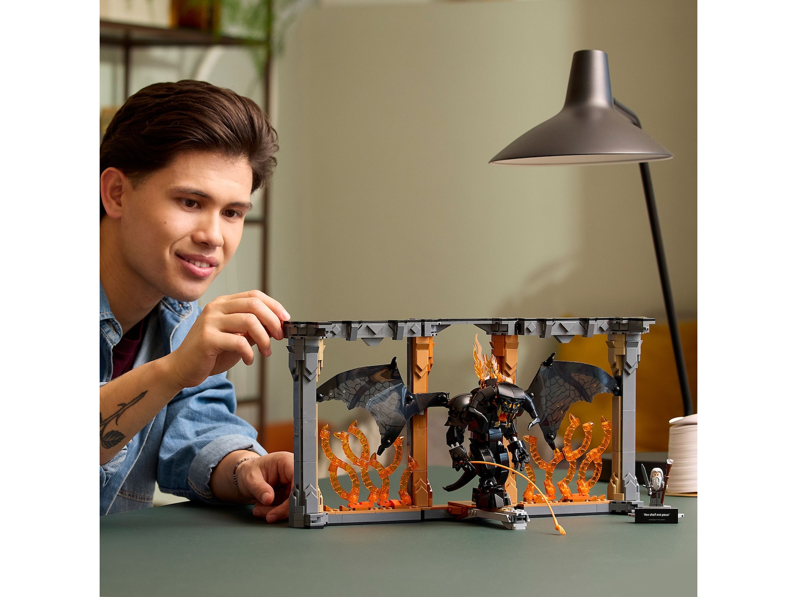 LEGO Icons Ringenes herre: bokstøtte med Balrog 10367 LEGO