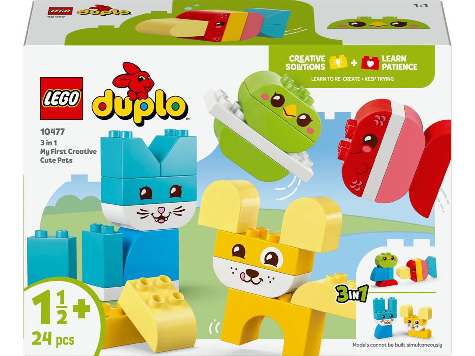 LEGO DUPLO My First 3 i 1 kreative søte kjæledyr 10477 LEGO