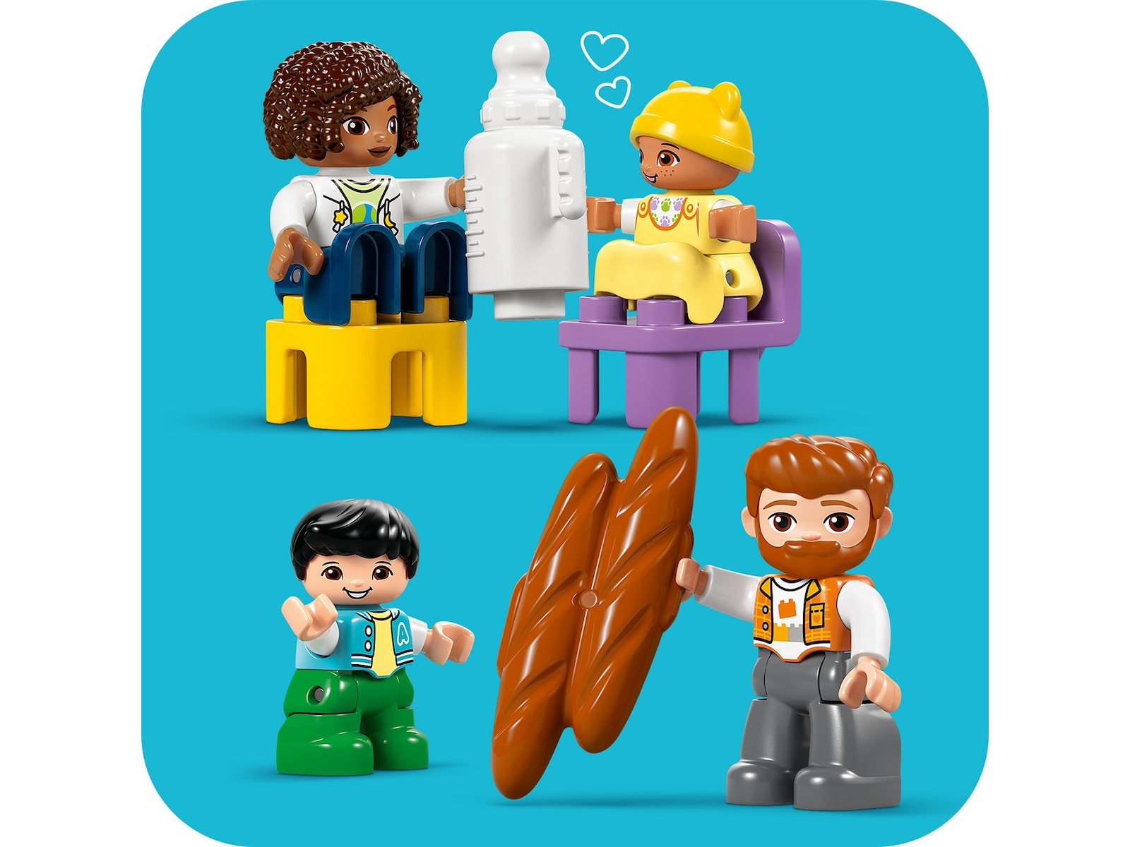 LEGO DUPLO Town 3-i-1 moderne familievilla med figurer 10470 LEGO