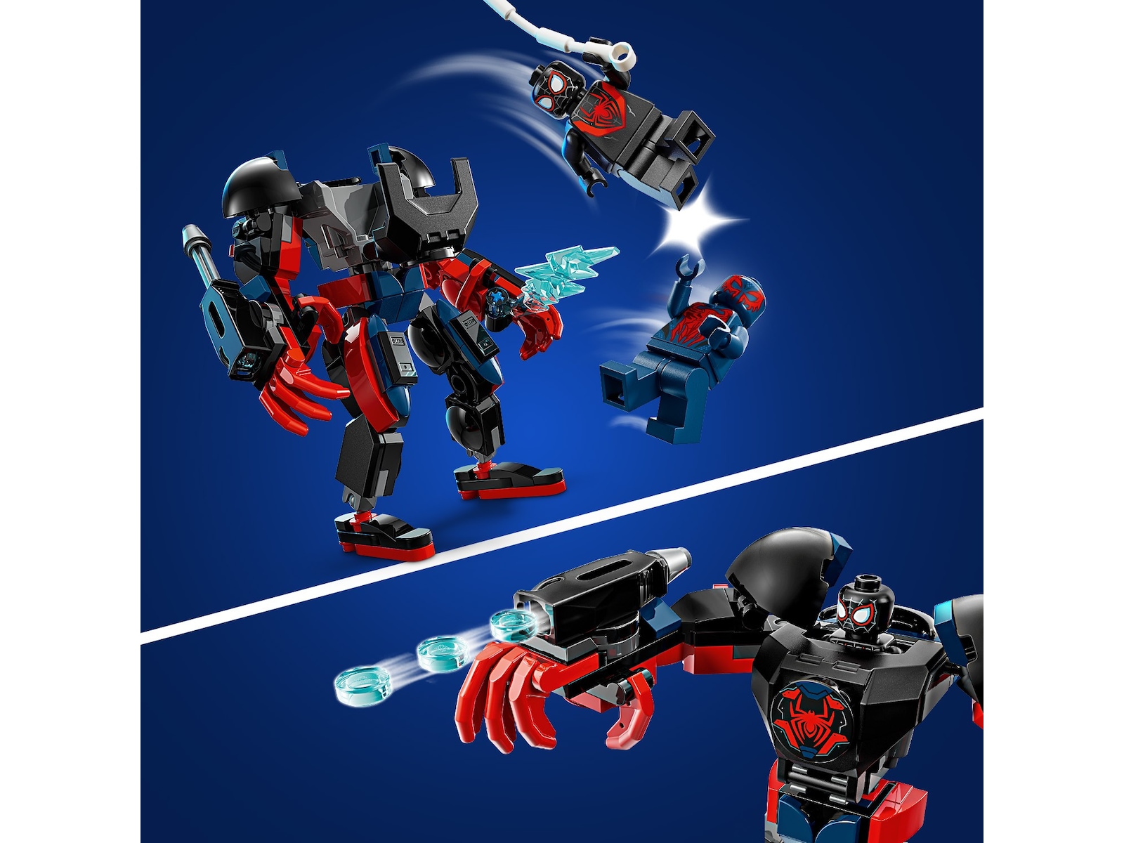 LEGO Super Heroes Marvel Miles Morales-robot mot Spider-Man 2099 76337 LEGO