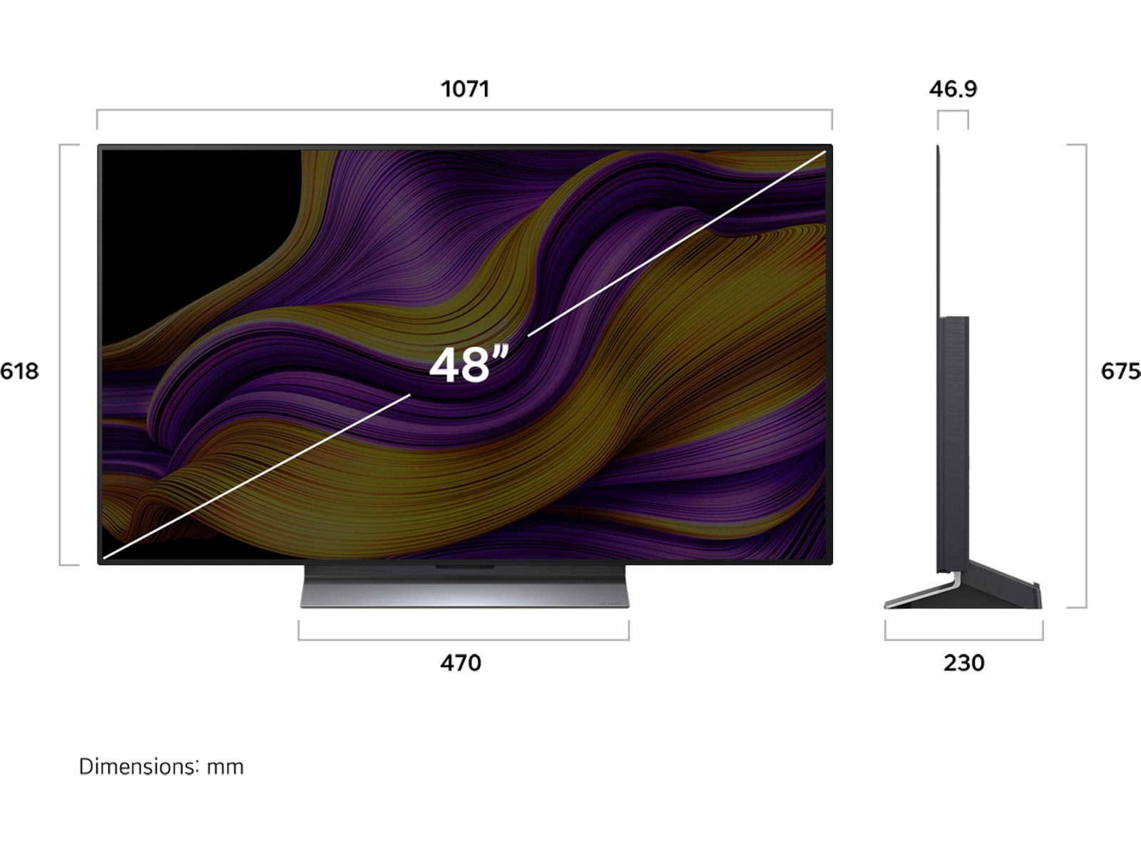 LG 48" G5 AI 4K OLED Smart TV (2025) -B-Grade Demo TV/projektor