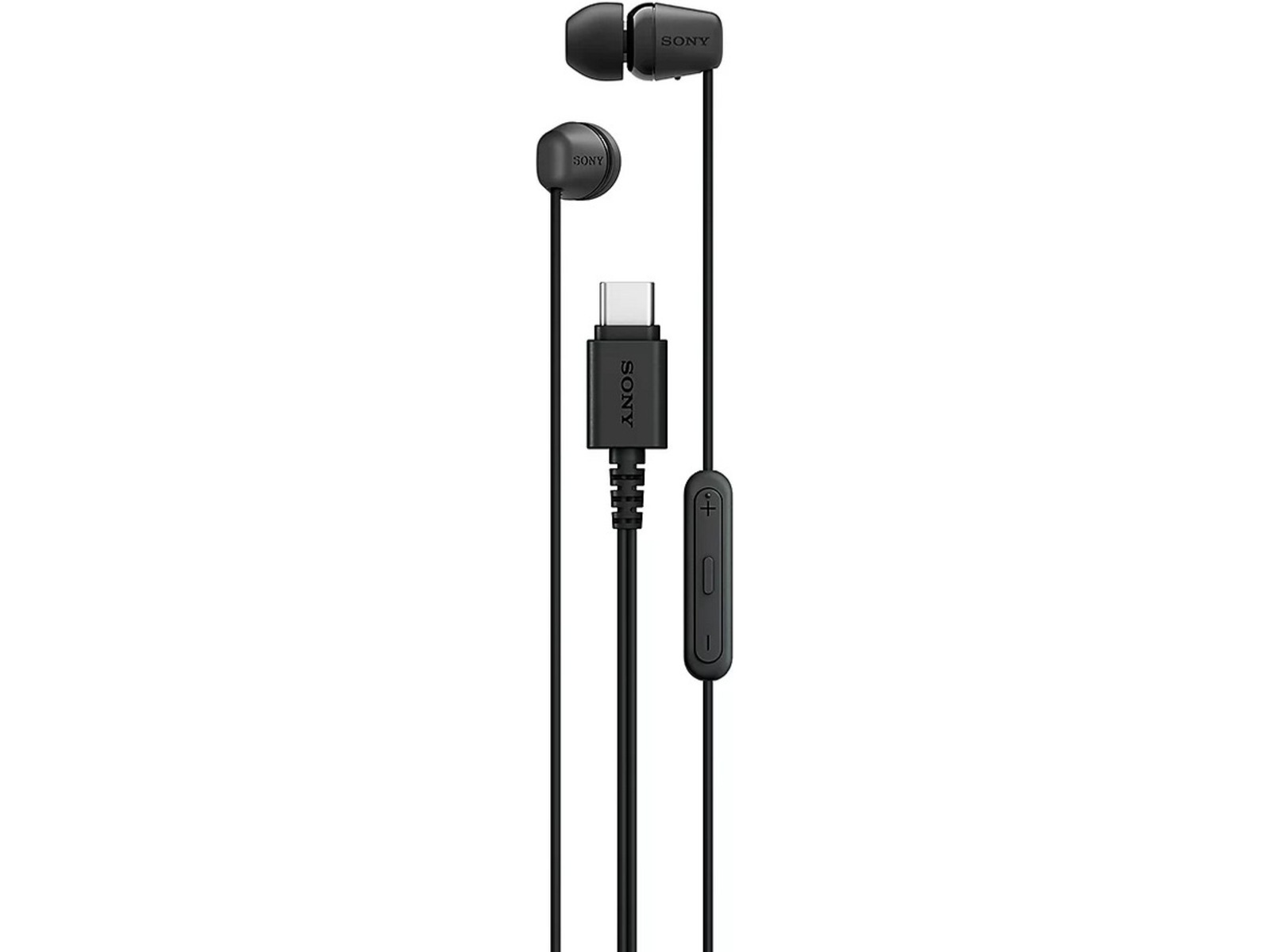 Sony IER-EX15C USB C kablede ørepropper med mikrofon (sort) Ørepropper