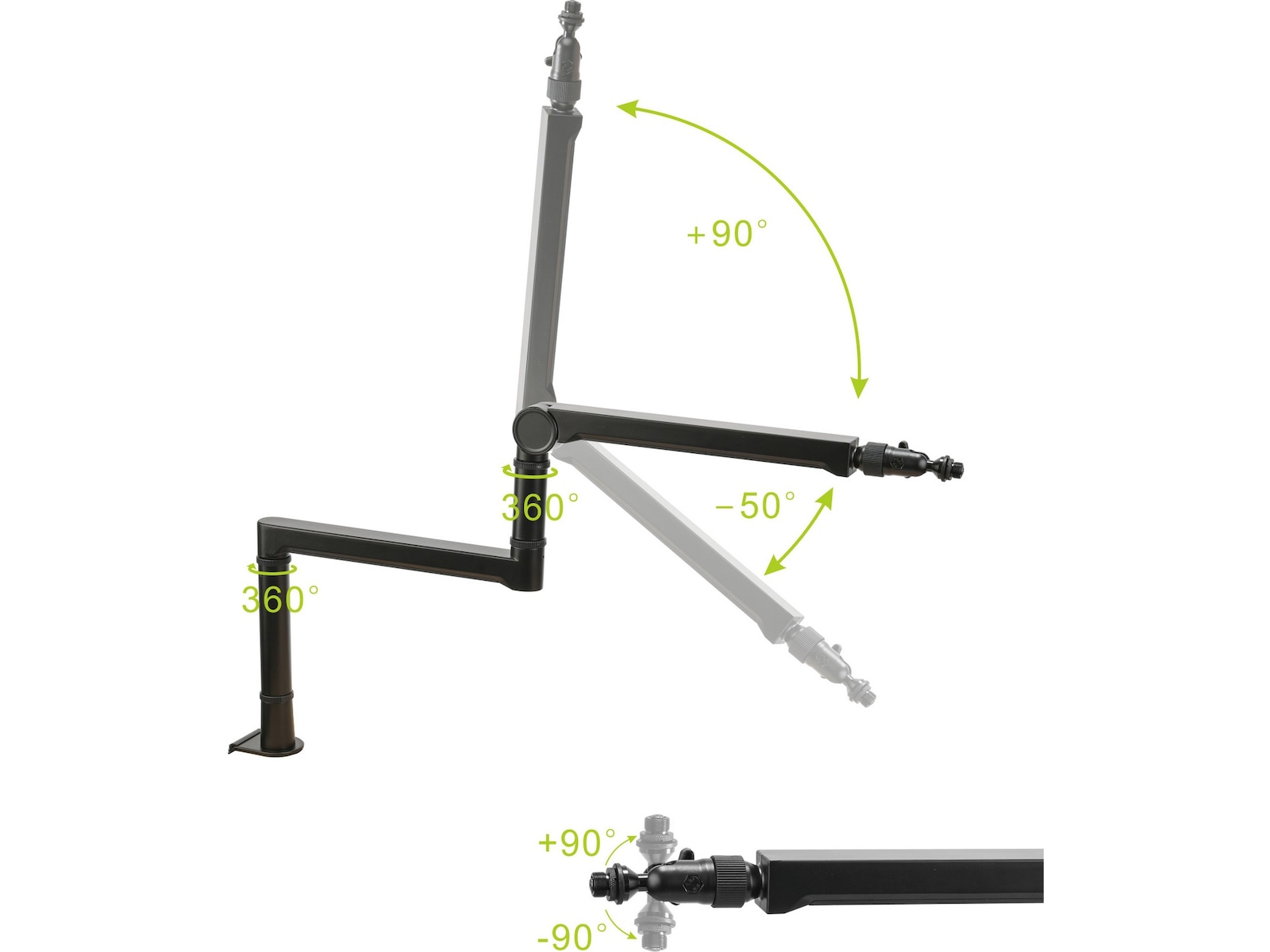 Svive Mikrofonarm Lav Profil Streaming tilbehør