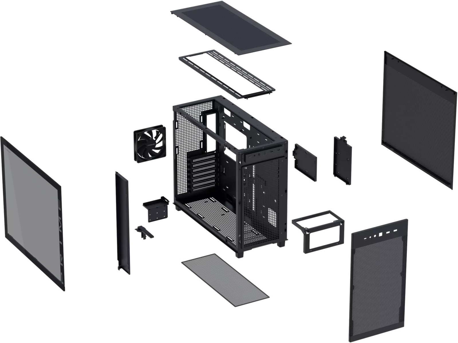 Asus Prime AP303 TG Mid Tower (sort) Midi tower