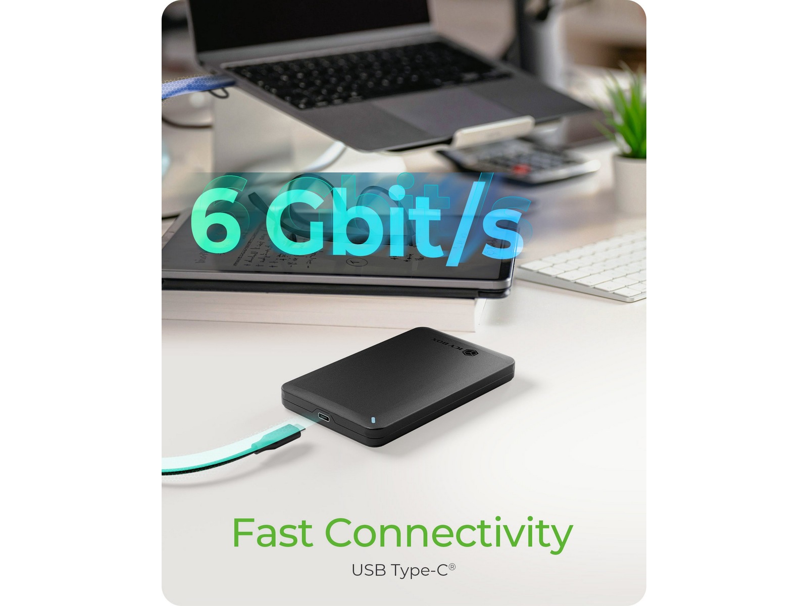 Icy Box 2.5" SATA HDD/SSD kabinett Eksterne kabinetter