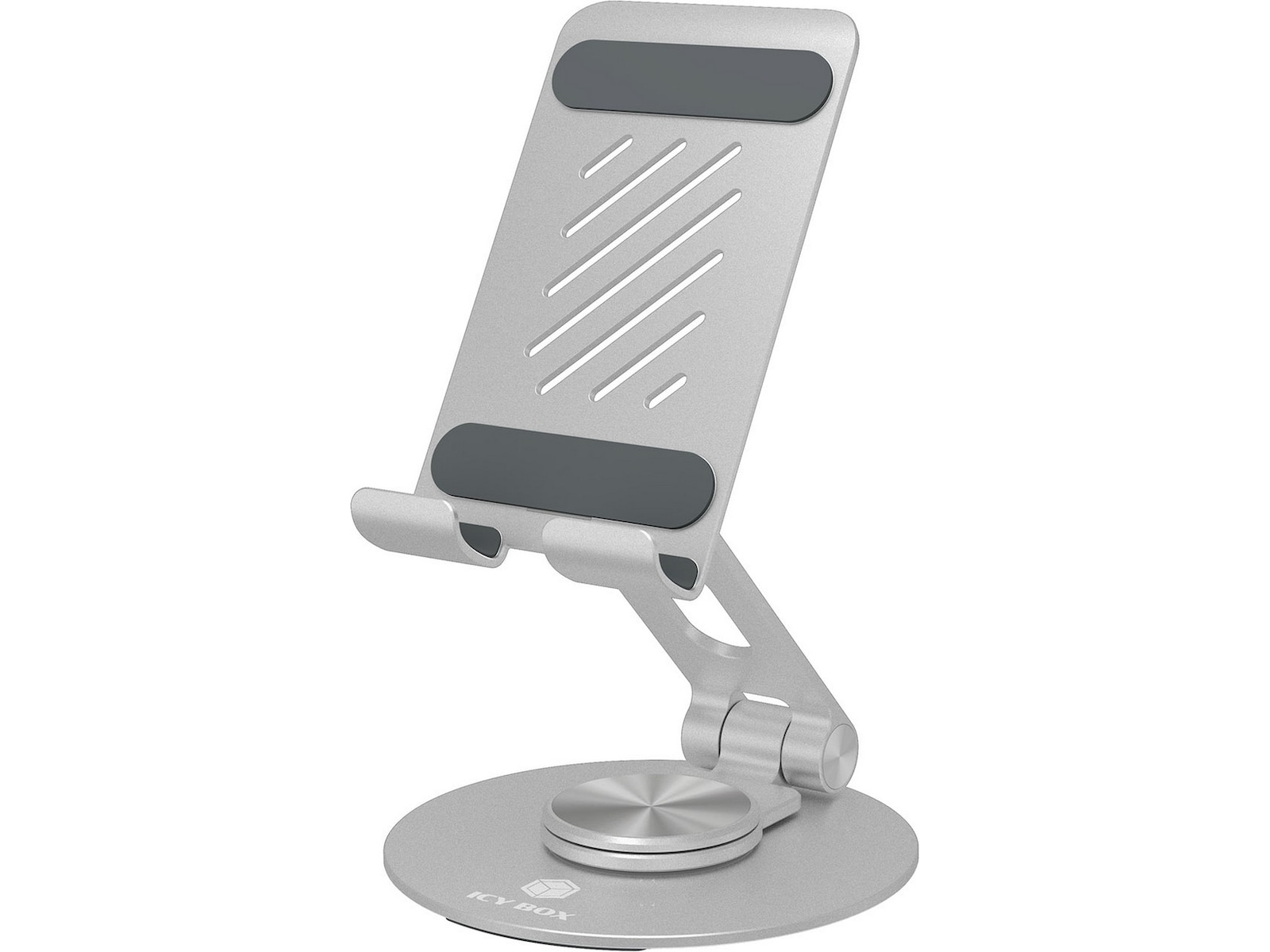 Icy Box Roterbart og justerbart nettbrettstativ Stativ og holdere