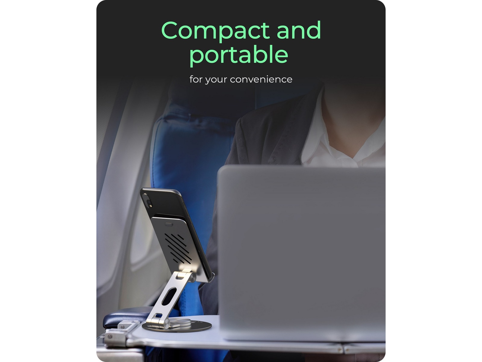 Icy Box Roterbart og justerbart nettbrettstativ Stativ og holdere