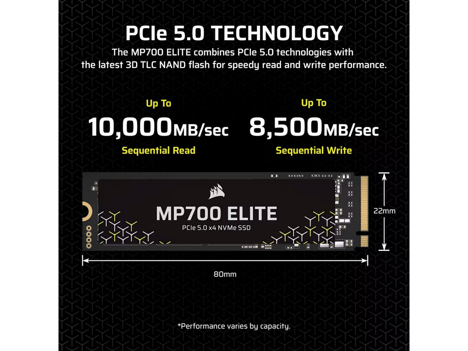 Corsair MP700 ELITE 4TB SSD M.2