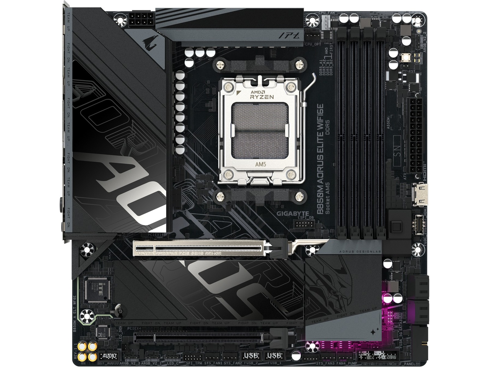 Gigabyte B850M AORUS ELITE WIFI6E Hovedkort AMD Socket