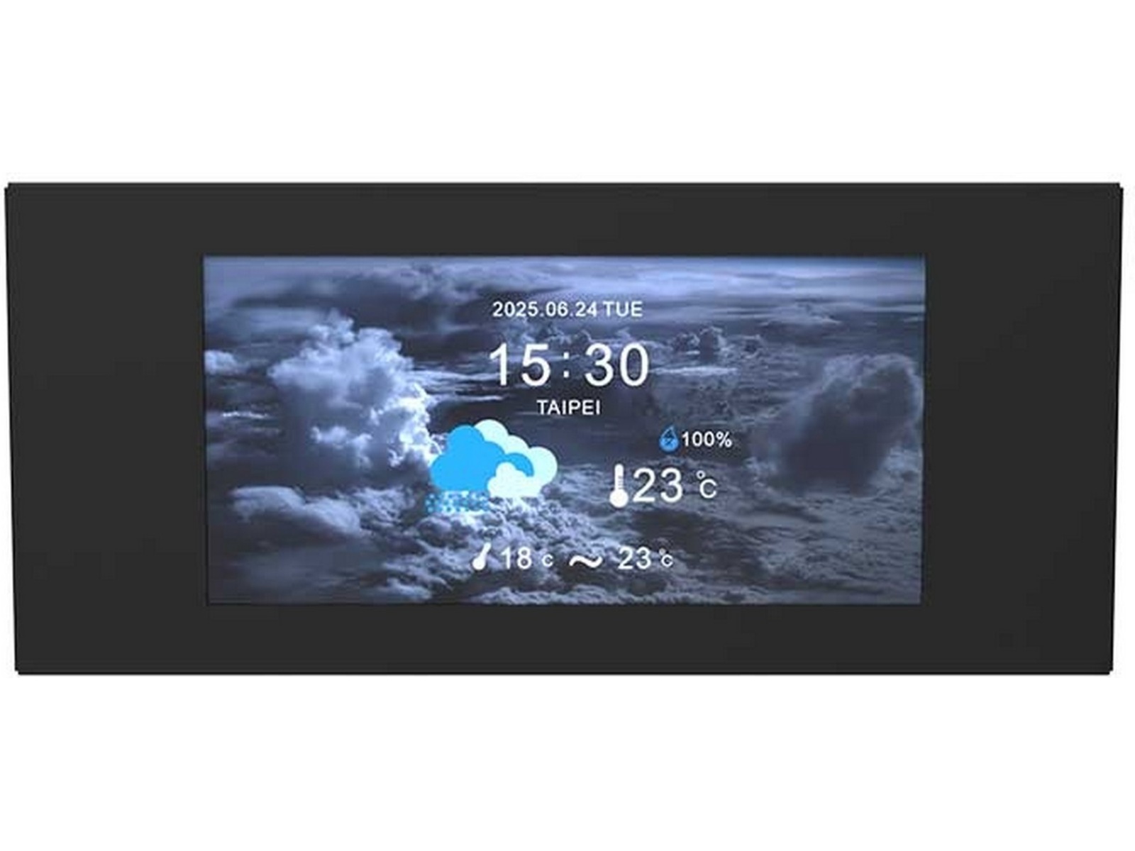 Thermaltake 6.0" LCD Panel Kit for View 600 TG (sort) Tilbehør