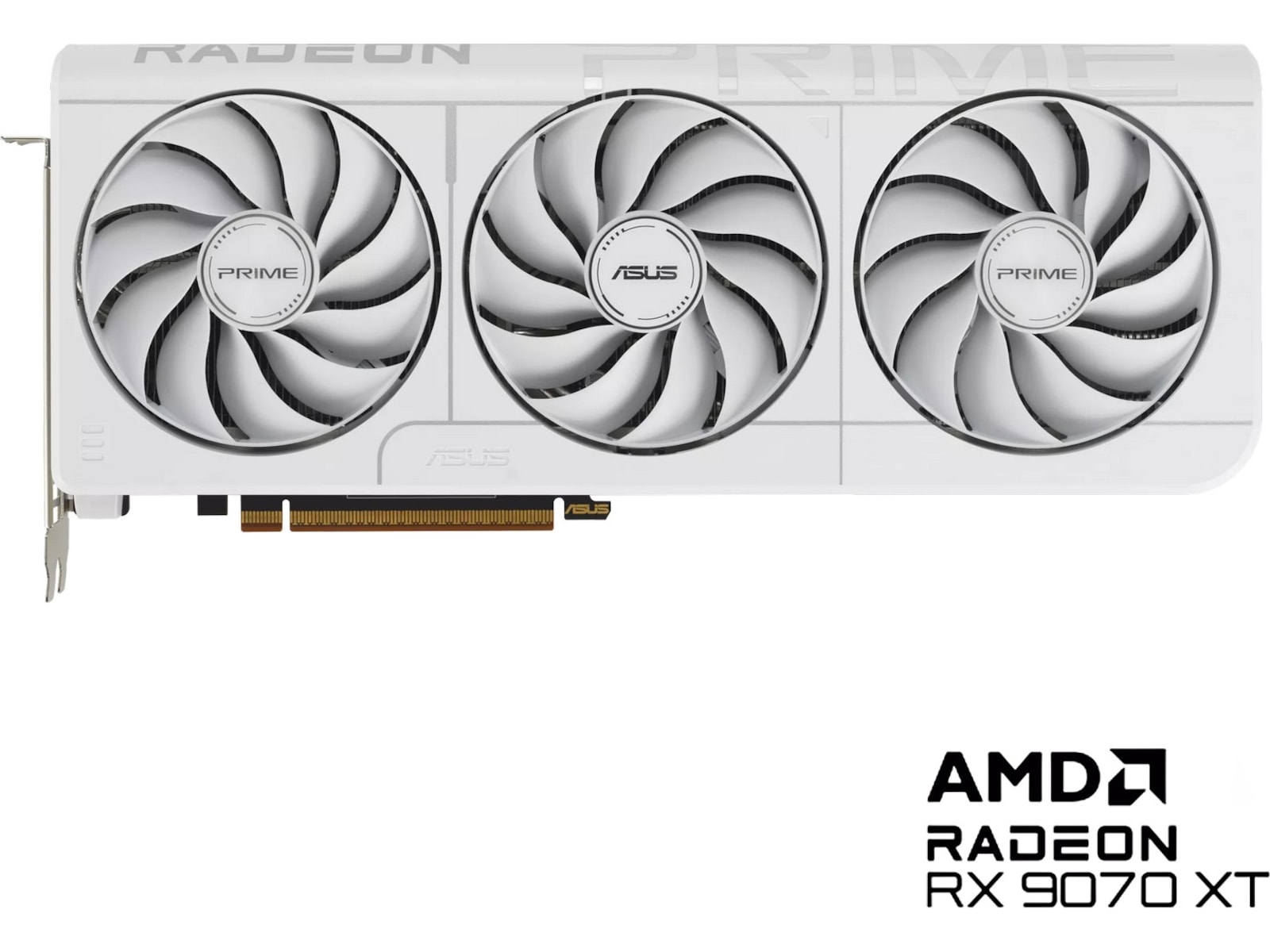 Asus Prime Radeon RX 9070 XT OC (hvit) Skjermkort