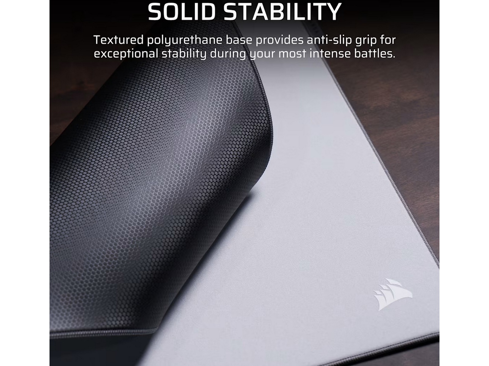 CORSAIR MM PRO gaming musematte, stor control (grå) Gamingmusematte