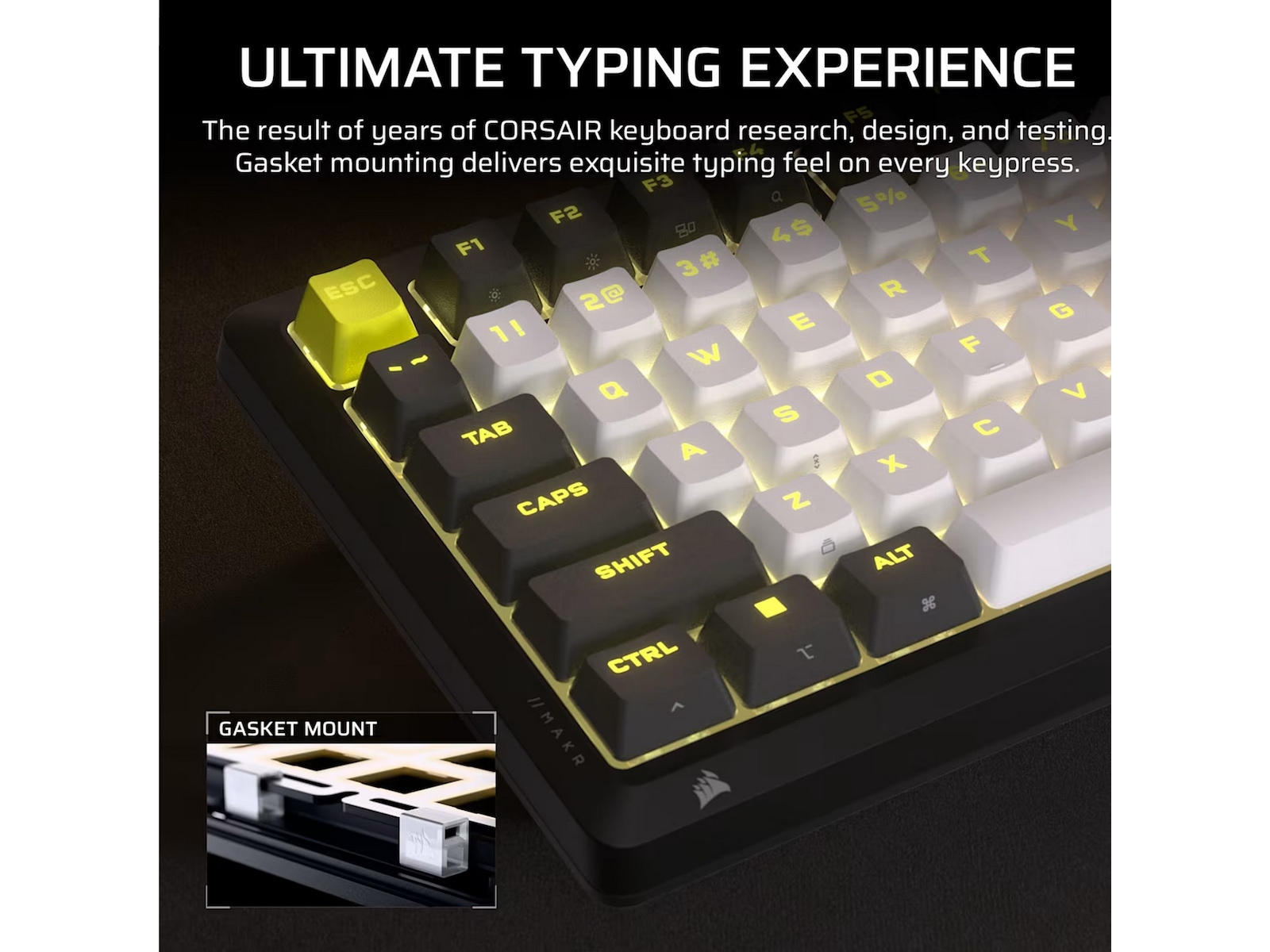 Corsair MAKR PRO 75 gamingtastatur Hall-effekt Gamingtastatur