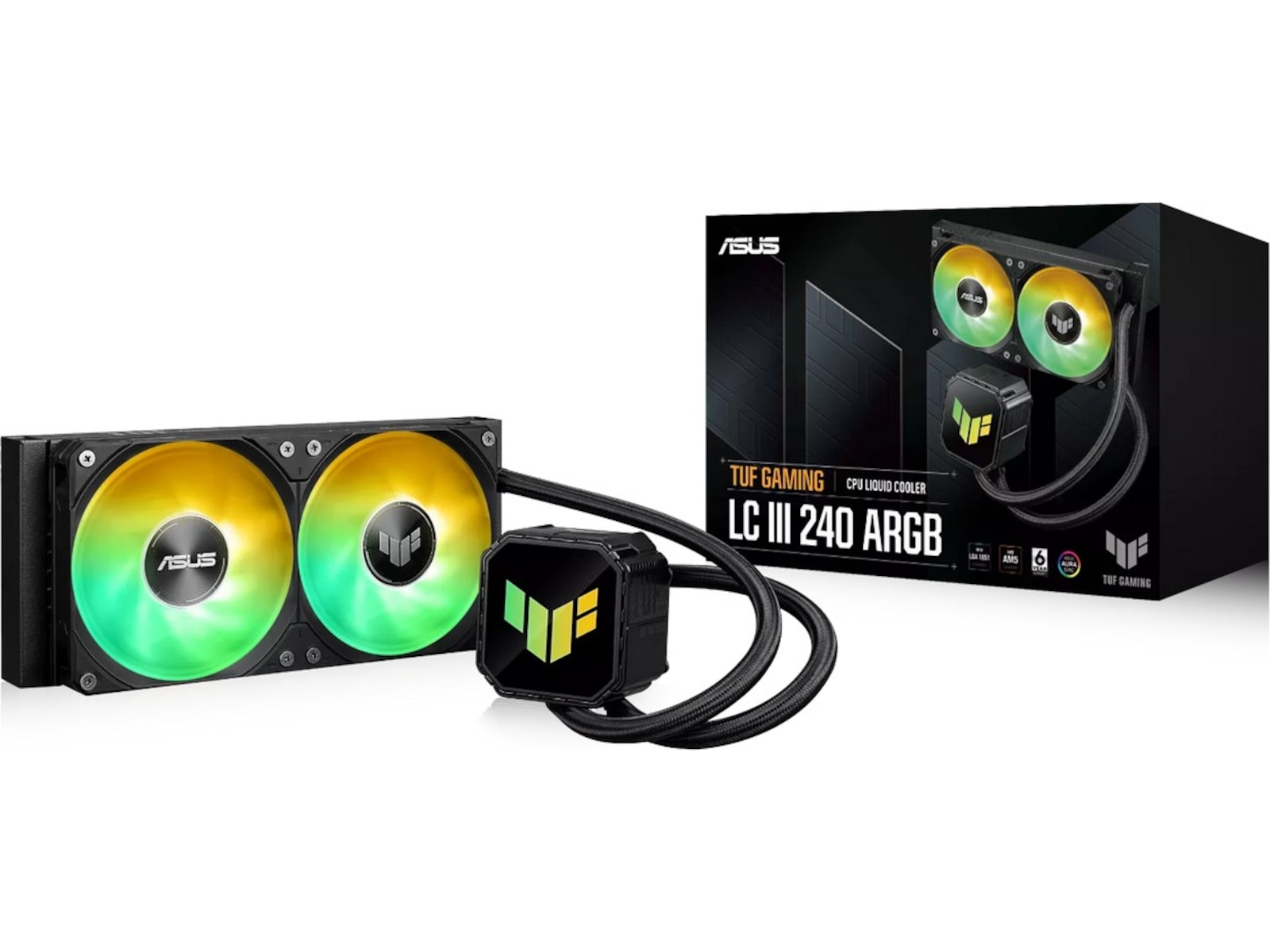 Asus TUF GAMING LC III 240 ARGB Kjøler -B-Grade Demo annet i datautstyr