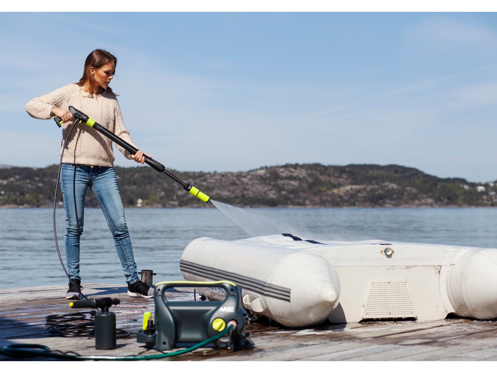 AVA GO P40 stor pakke + bilshampo Høytrykkspylere