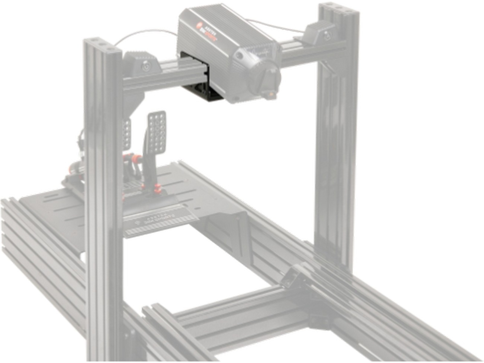 Asetek SimSports rattbasefeste med tilt Ratt og pedaler