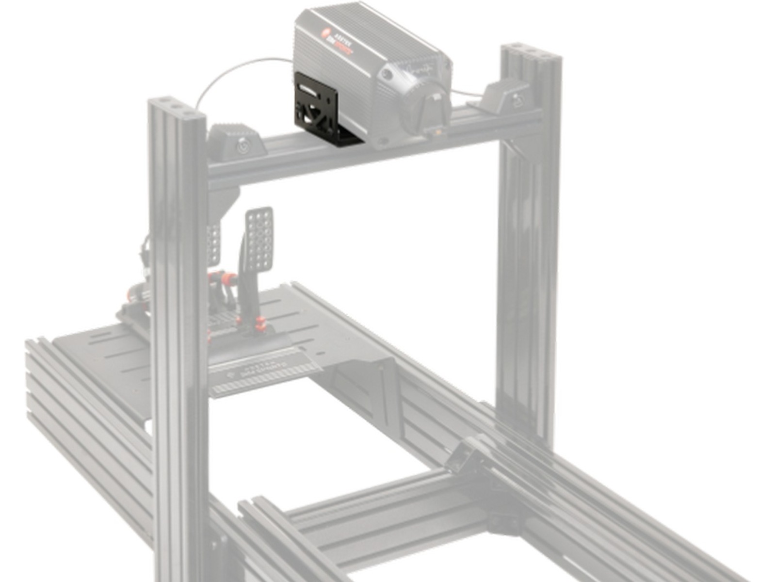 Asetek SimSports rattbasefeste med tilt Ratt og pedaler