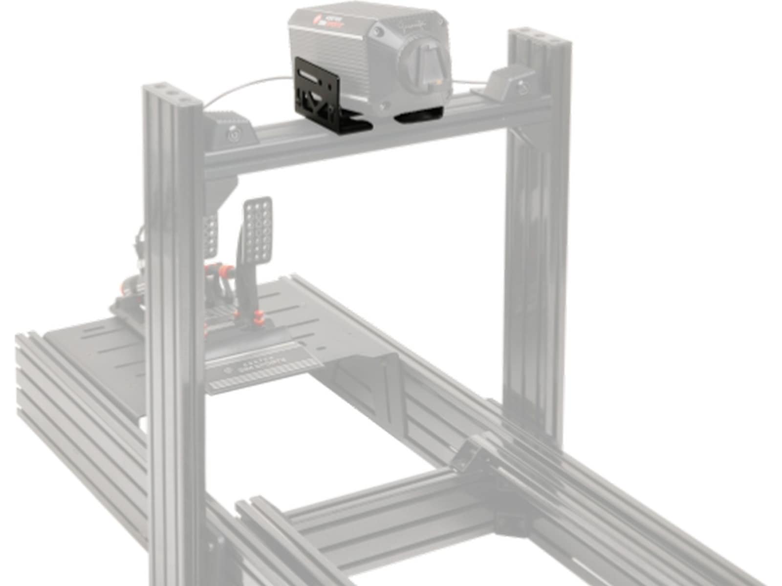 Asetek SimSports rattbasefeste med tilt Ratt og pedaler