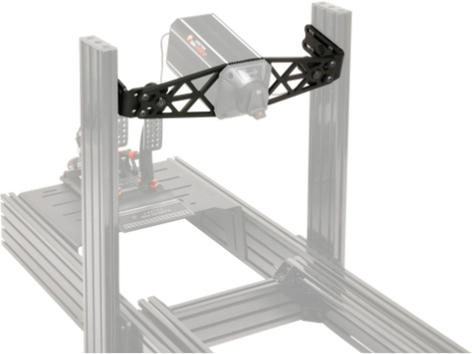 Asetek SimSports frontfeste Ratt og pedaler