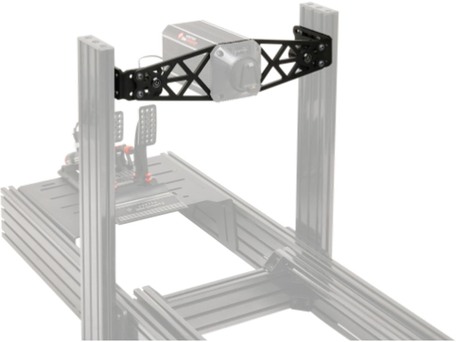Asetek SimSports frontfeste Ratt og pedaler