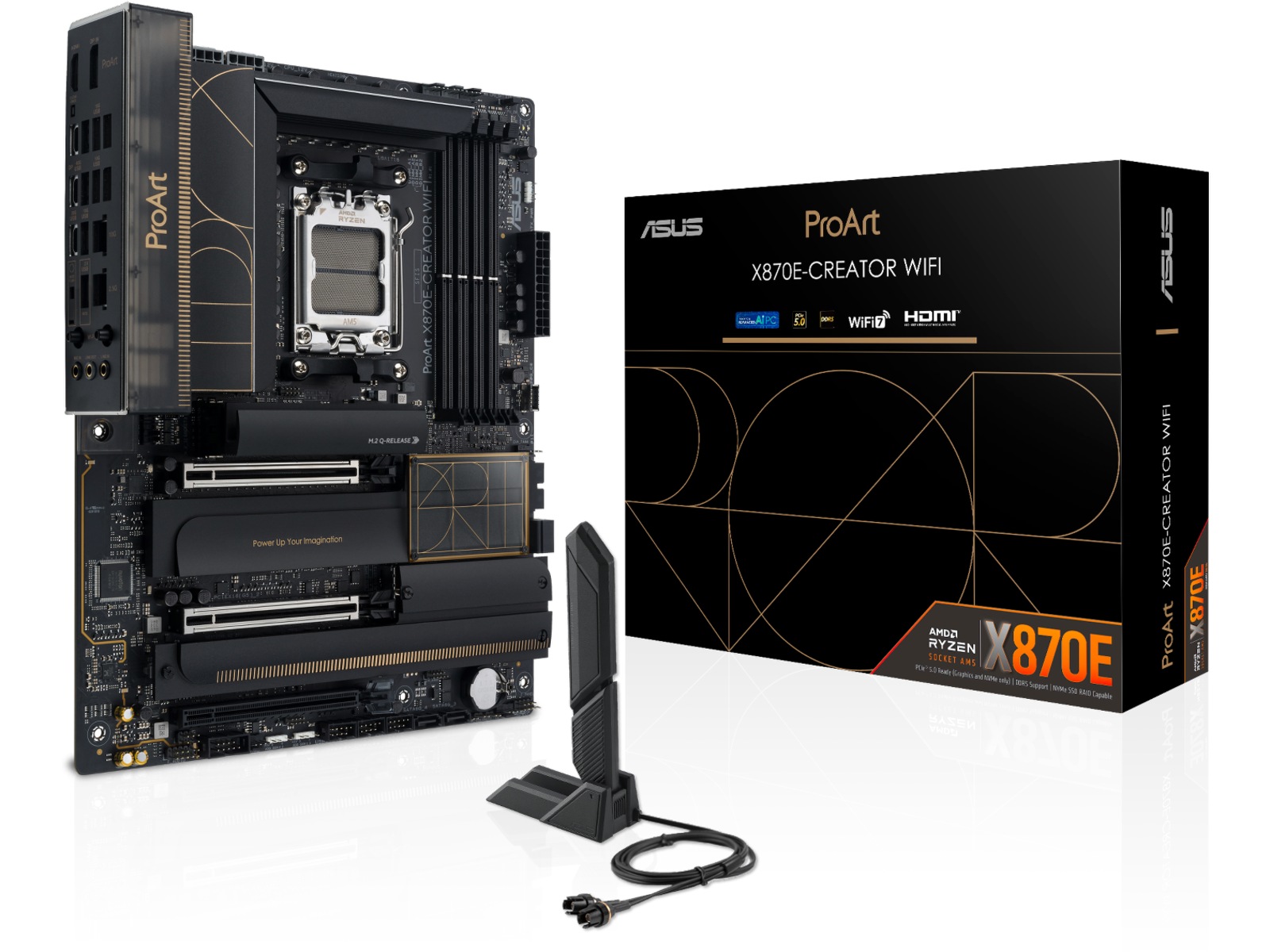 ASUS ProArt X870E-CREATOR WIFI Hovedkort AMD Socket