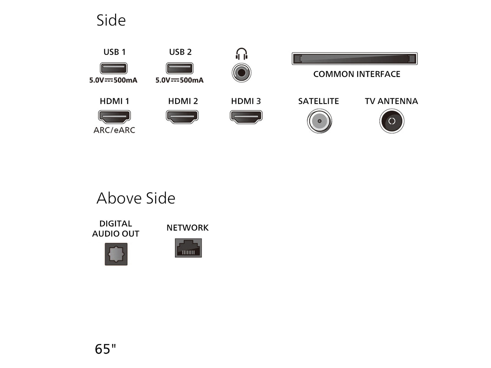 Philips 65" PUS8000/12 4K LED Smart Ambilight TV (2025) 60 - 69 tommer TV