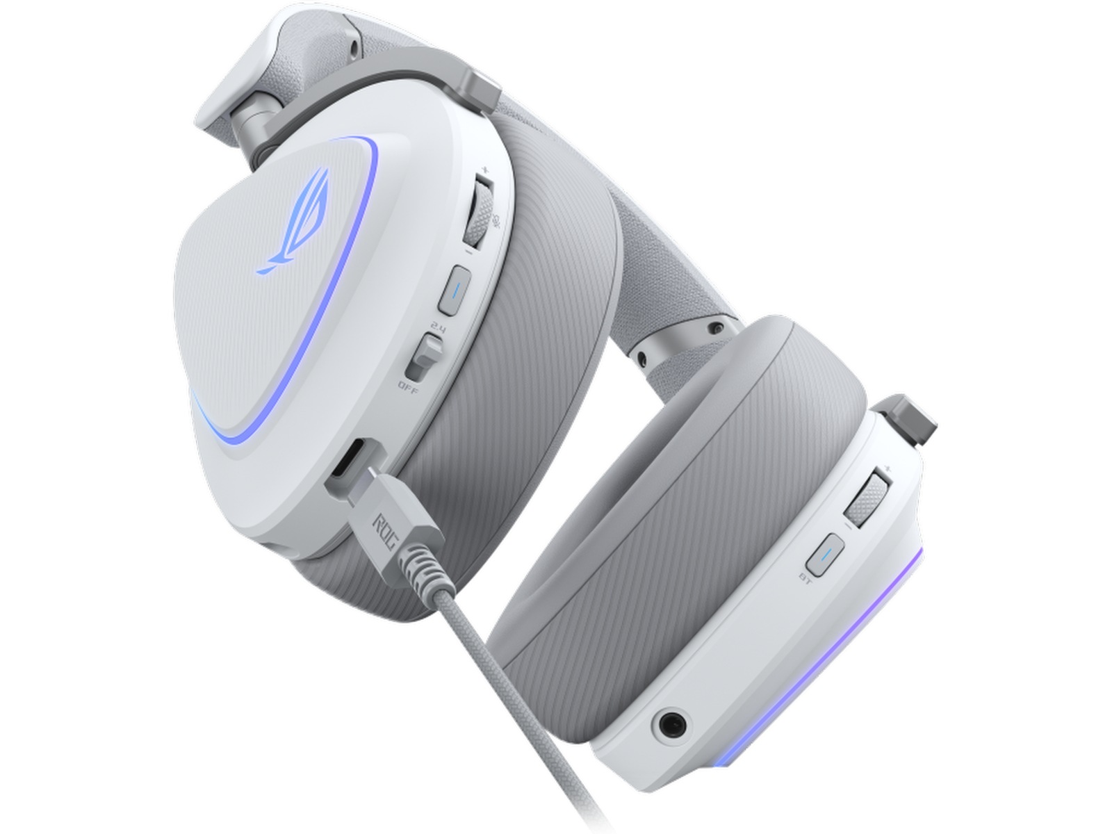 Asus ROG Delta II trådløst gamingheadset (hvit) Gamingheadset