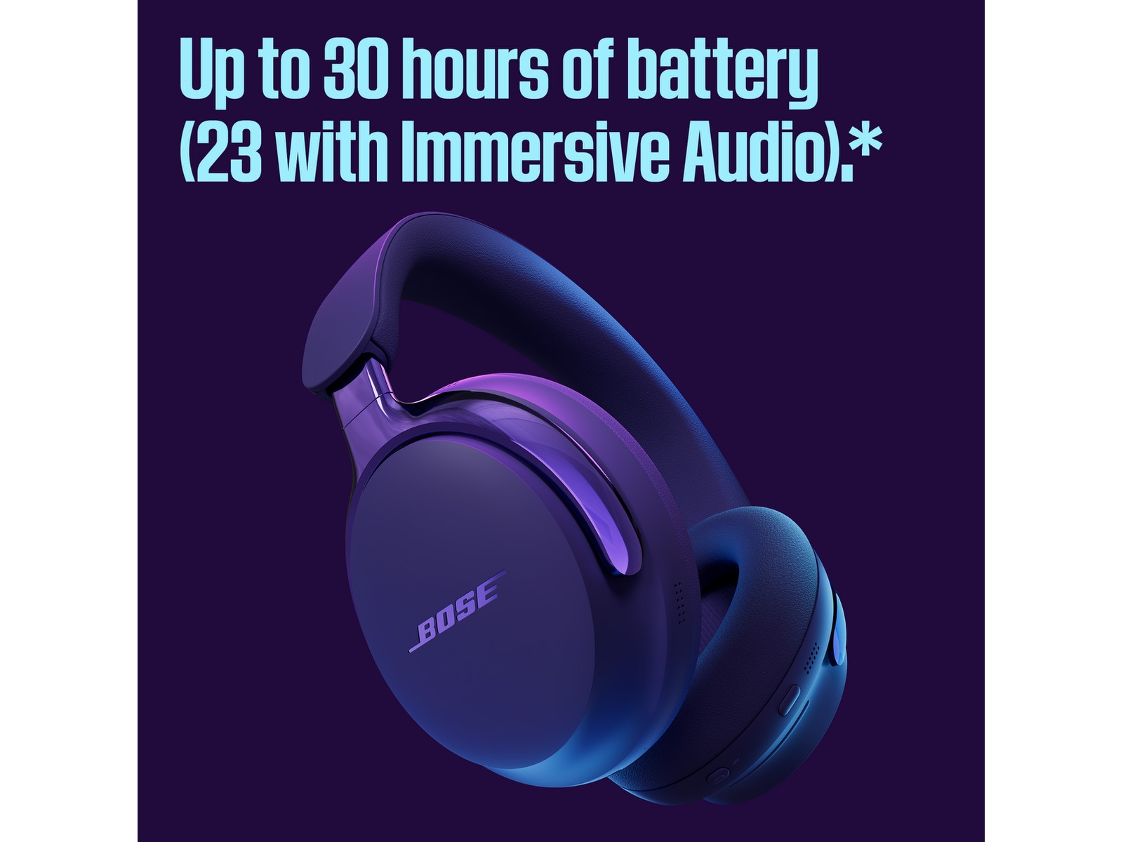 Bose QuietComfort ULTRA II trådløse hodetelefoner (midnight violet) Hodetelefoner