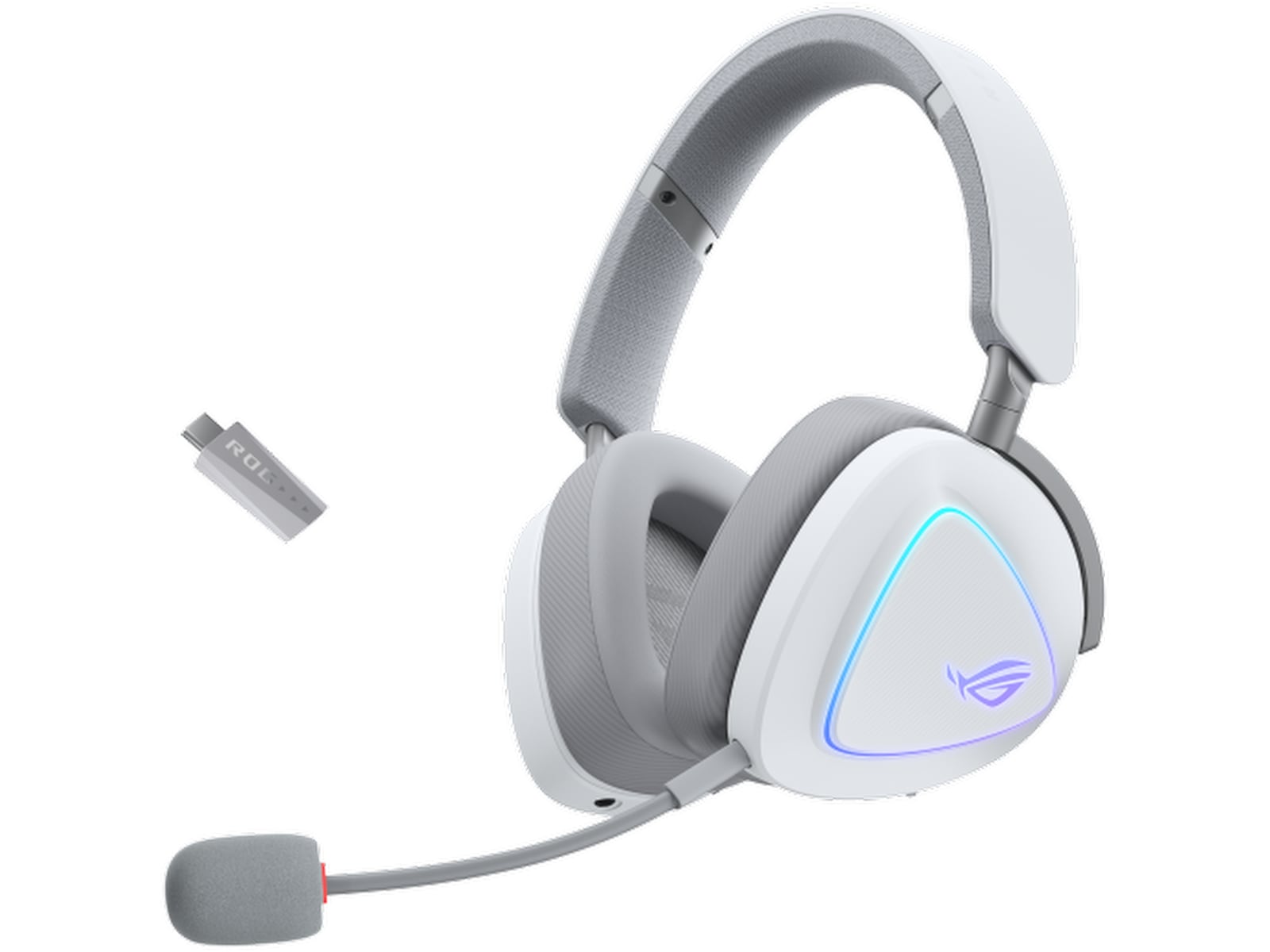 Asus ROG Delta II trådløst gamingheadset (hvit) -B-Grade Demo headset