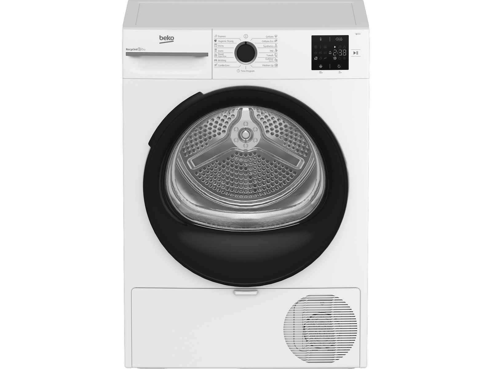 Beko KBM3WFT31041W vaskemaskin 10 kg + KBM3TF31023W tørketrommel 10 kg Vaskemaskin