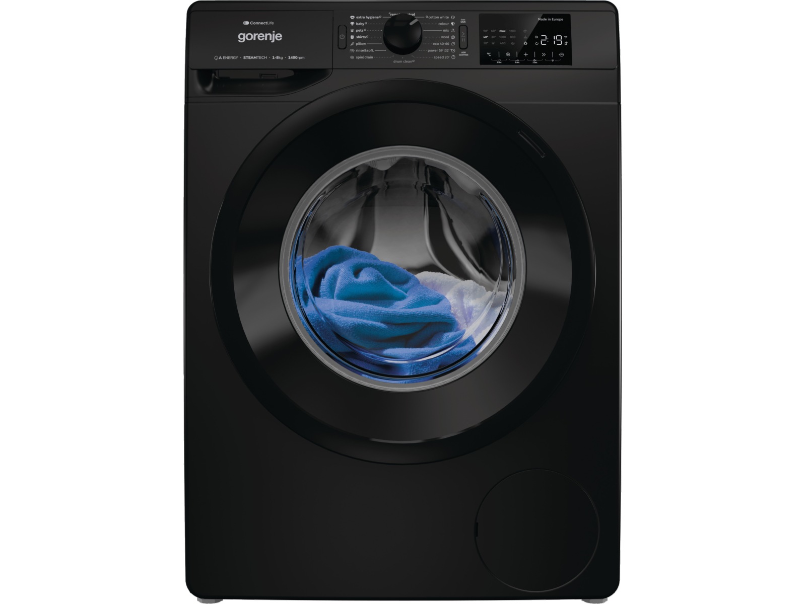 Gorenje WPNEI84A1SW/B Vaskemaskin (sort) -B-Grade Demo vask & tørk