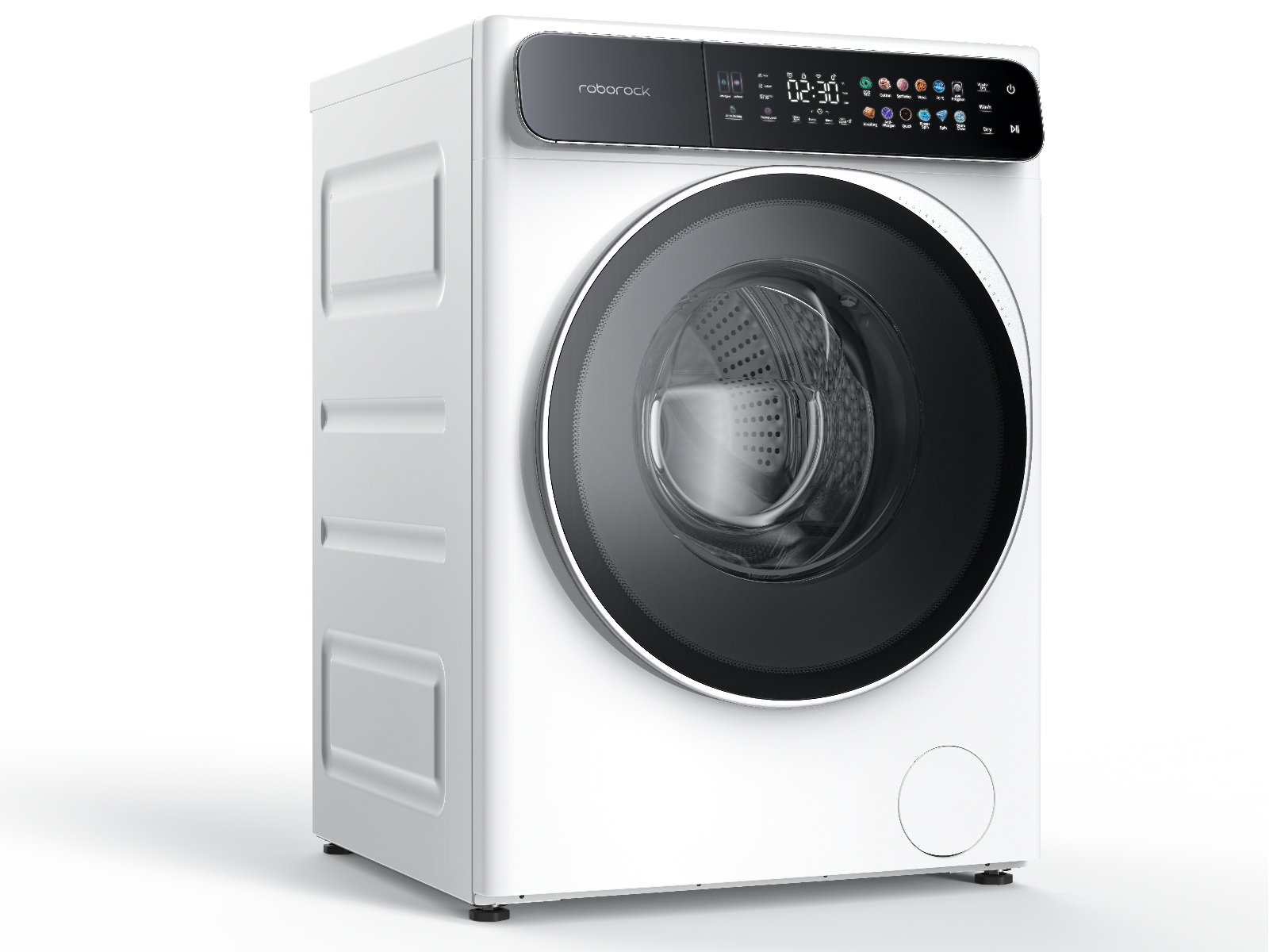 Roborock ZEO One vask/tørk (hvit) + robotstøvsuger Kombinert vaskemaskin og tørketrommel