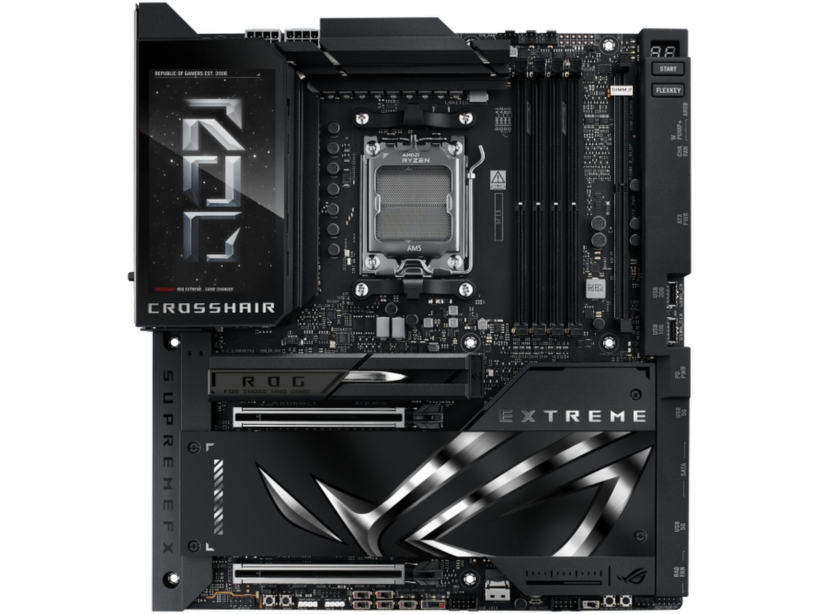 Asus ROG Crosshair X870E Extreme hovedkort -B-Grade Demo hovedkort