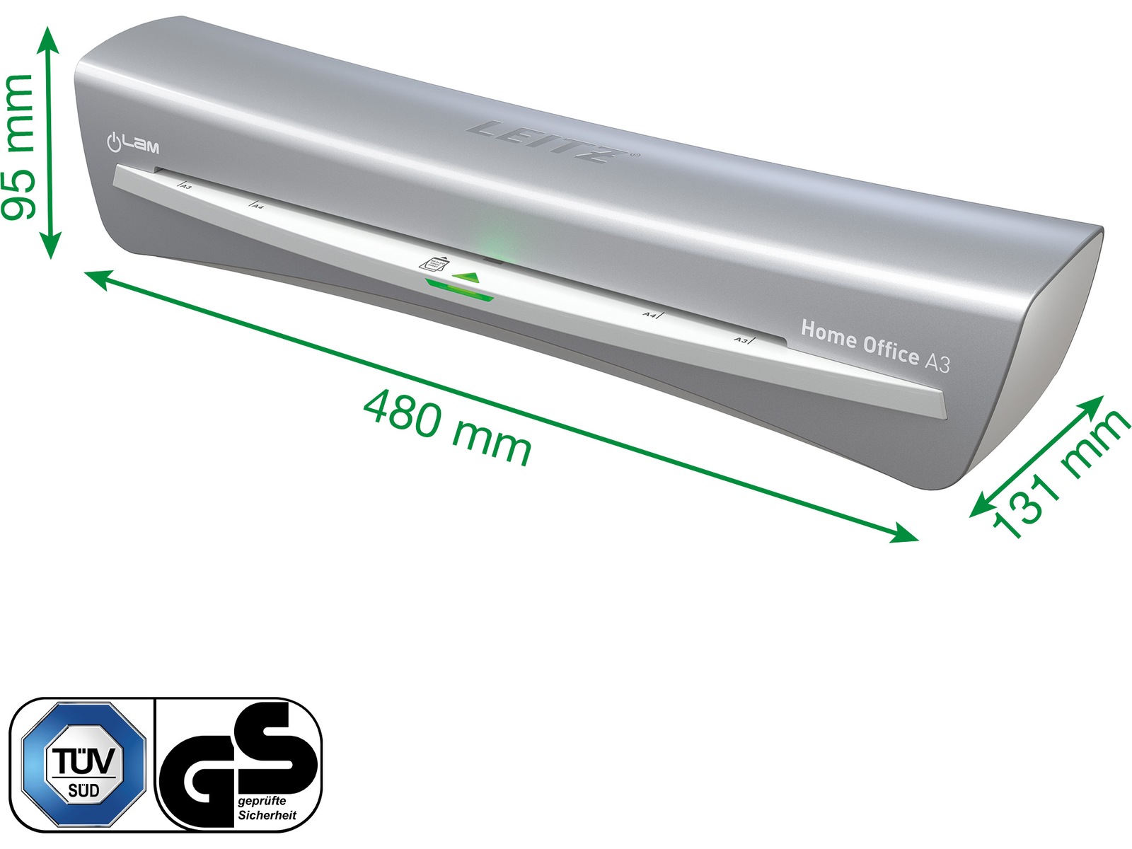 Leitz Lamineringsmaskin iLAM HOME Office A3 Lamineringsmaskiner