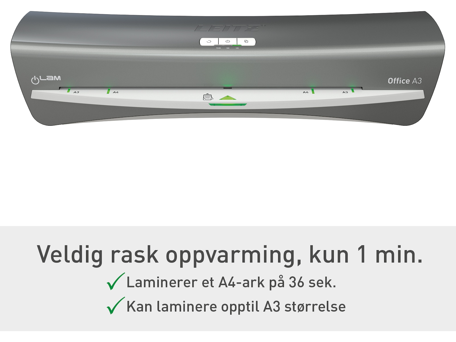 Leitz Lamineringsmaskin iLAM Office A3 Lamineringsmaskiner