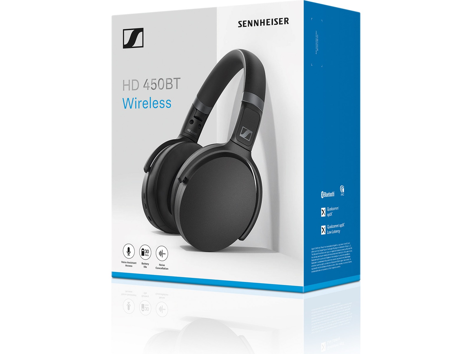 Sennheiser HD 450BT trådløse hodetelefoner, On-Ear (sort) Hodetelefoner