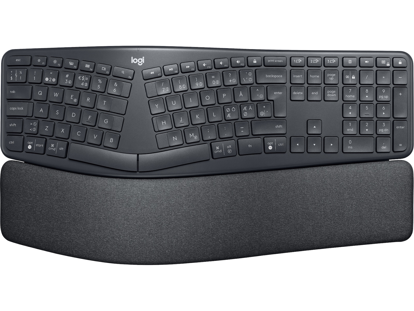 Logitech ERGO K860 Trådløs Tastatur Tastatur