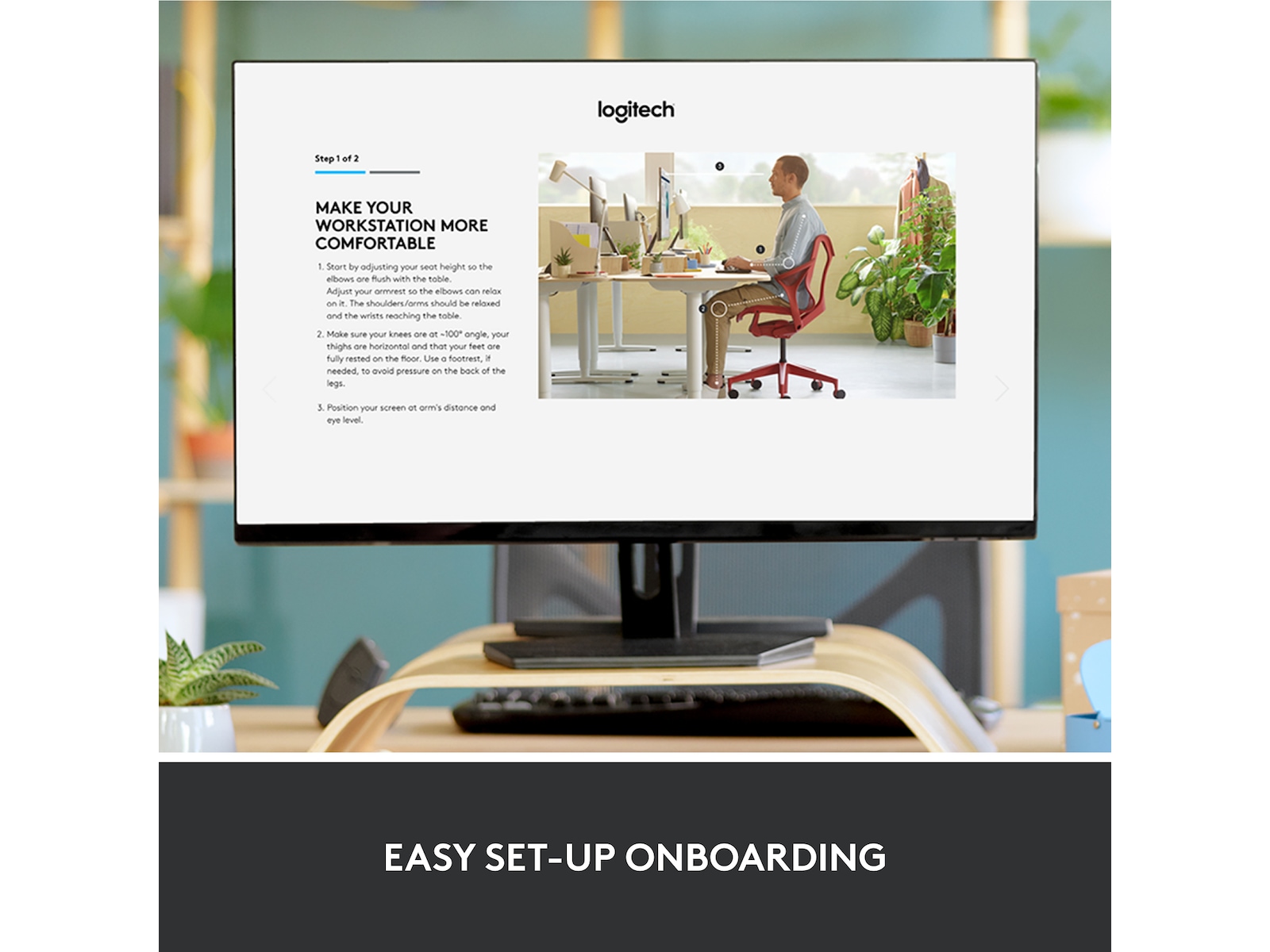 Logitech ERGO K860 Trådløs Tastatur Tastatur