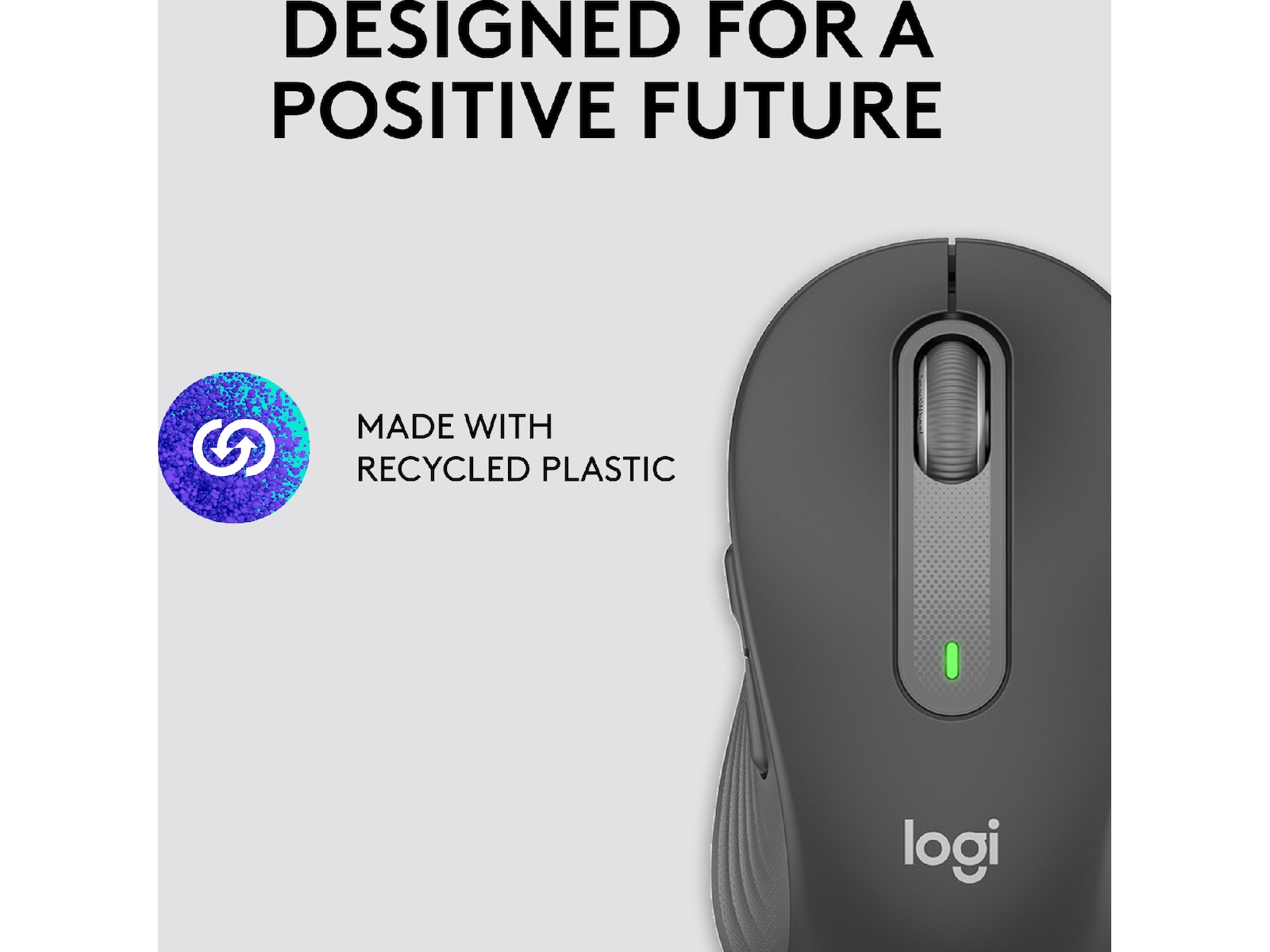 Logitech Signature M650 Large trådløs mus Grafittgrå Mus