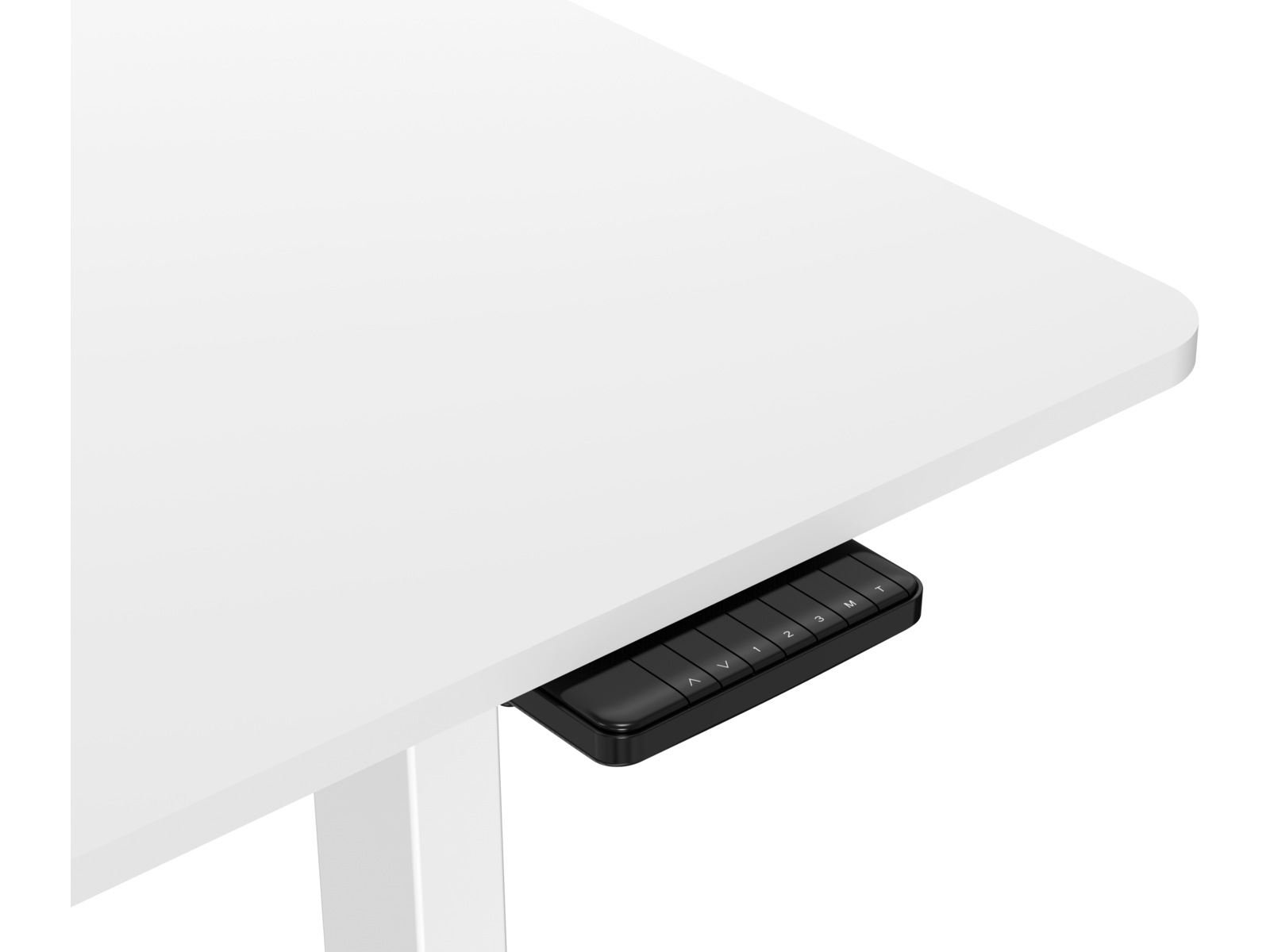 iiglo Elektrisk understell med minnefunksjon (hvit) Tilbehør og deler til skrivebord
